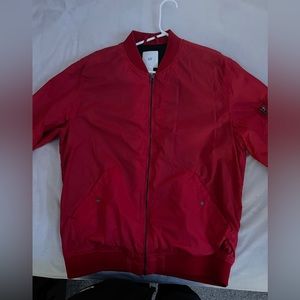 Red H&M bomber jacket never used (Need Gone)